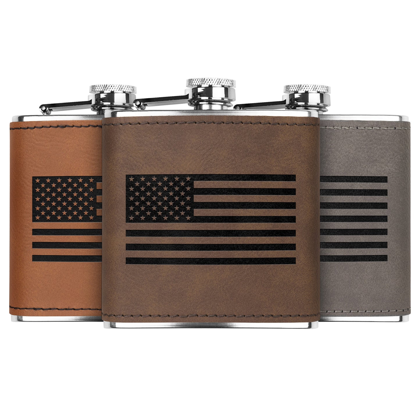American Flag Flask