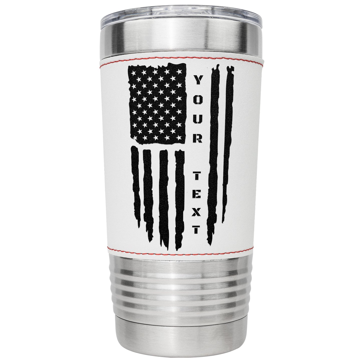 Custom Baseball American Flag Tumbler