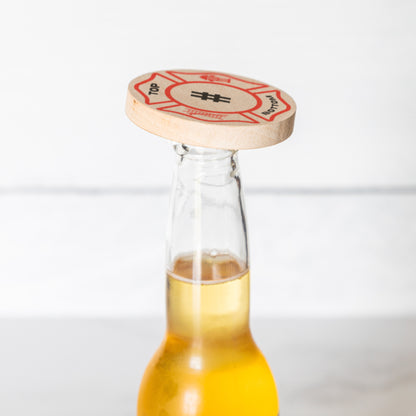 Custom Firefighter Bottle Opener