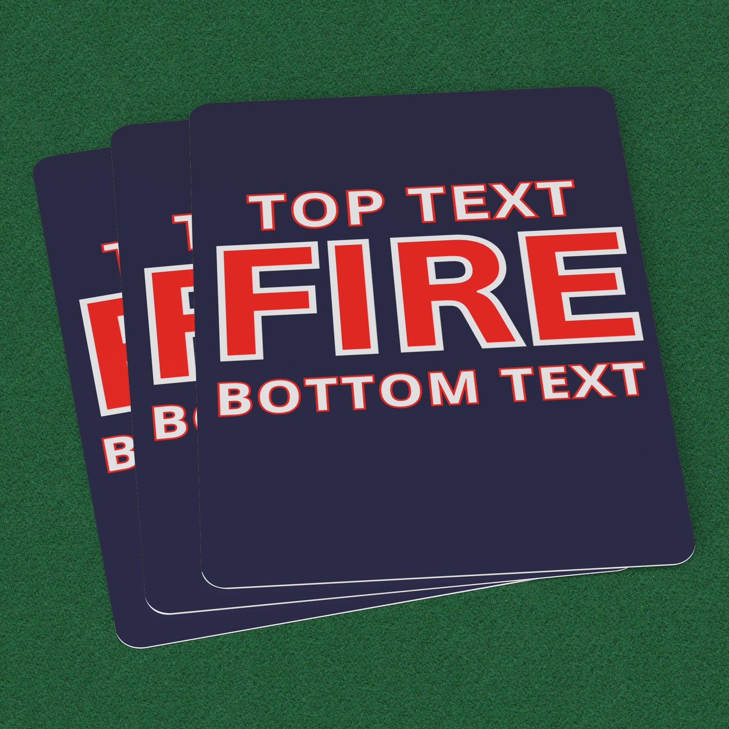 Custom Firefighter Deck Of Cards