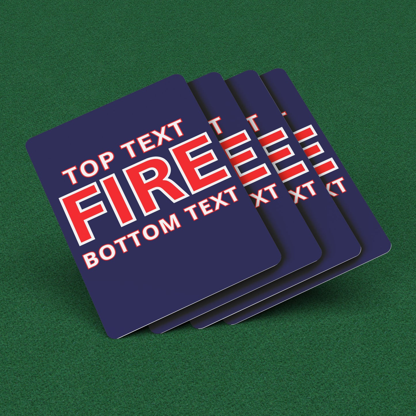 Custom Firefighter Deck Of Cards