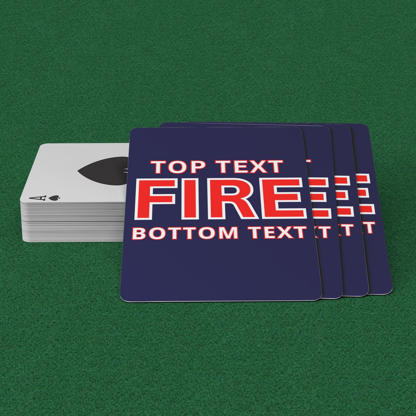 Custom Firefighter Deck Of Cards