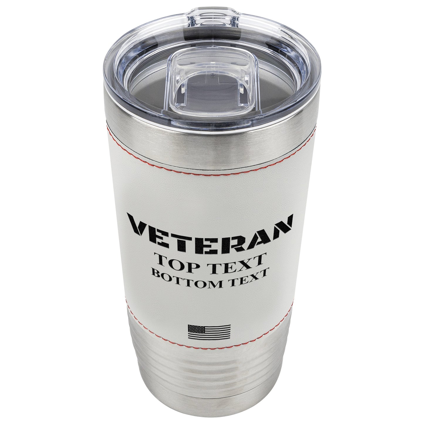 Custom Veteran Baseball Tumbler A