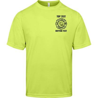 Custom Fire Moisture Wicking T-Shirt