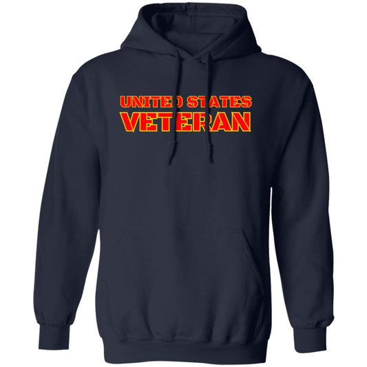United States Veteran Hoodie Red