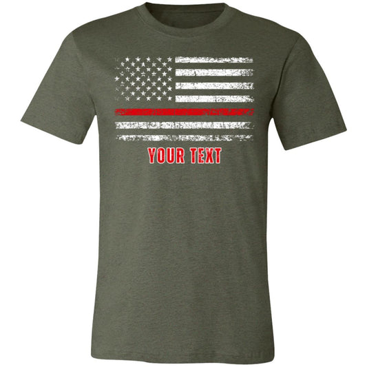 Custom Thin Red Line T-Shirt