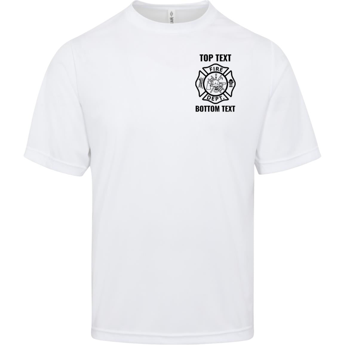 Custom Fire Moisture Wicking T-Shirt