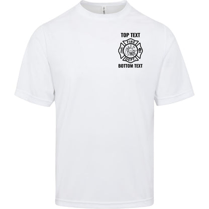 Custom Fire Moisture Wicking T-Shirt