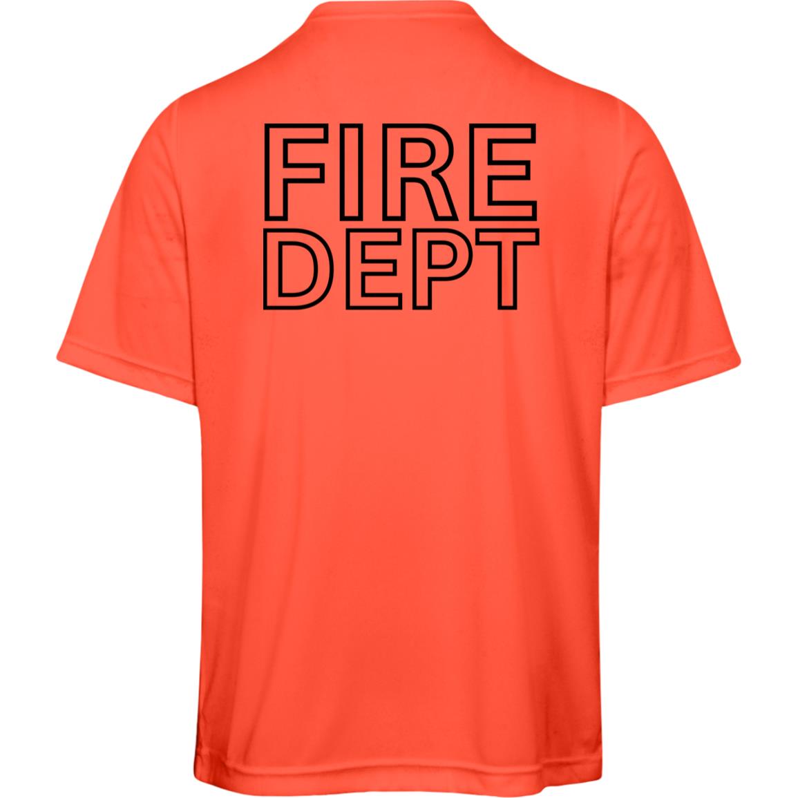 Custom Fire Moisture Wicking T-Shirt
