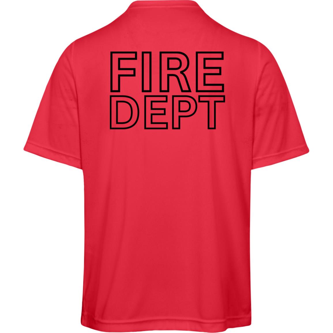 Custom Fire Moisture Wicking T-Shirt