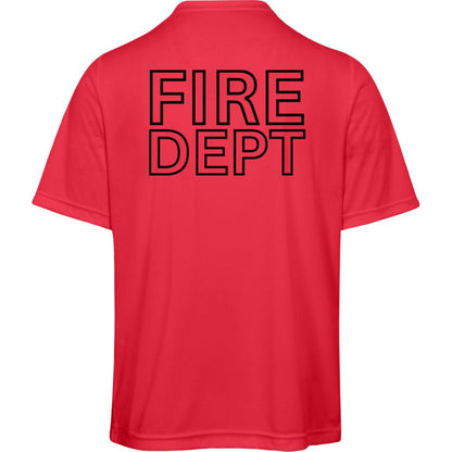 Custom Fire Moisture Wicking T-Shirt