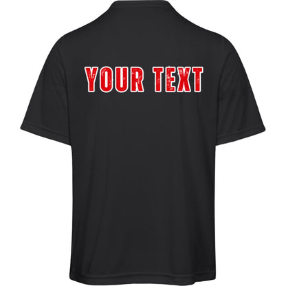 Custom Red Line Moisture Wicking T-Shirt