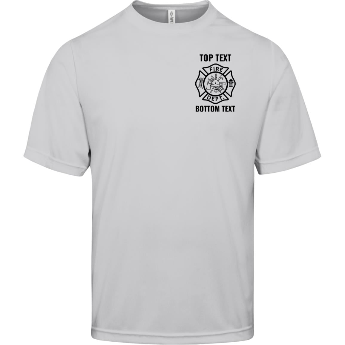 Custom Fire Moisture Wicking T-Shirt