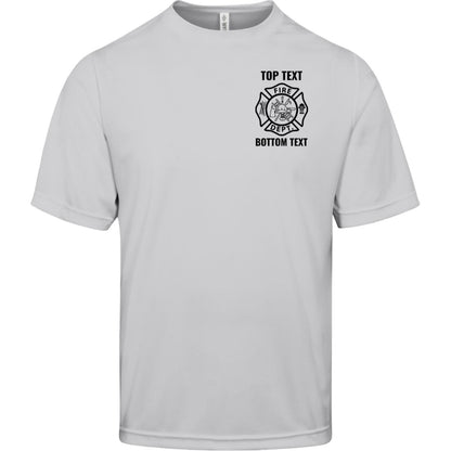 Custom Fire Moisture Wicking T-Shirt