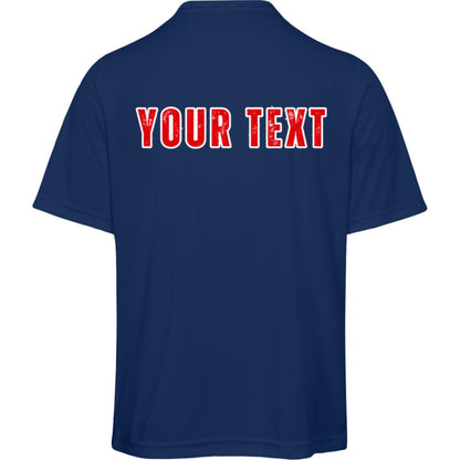 Custom Red Line Moisture Wicking T-Shirt