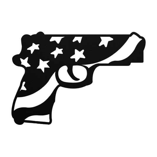 Family, Freedom & Firearms Metal Wall Art