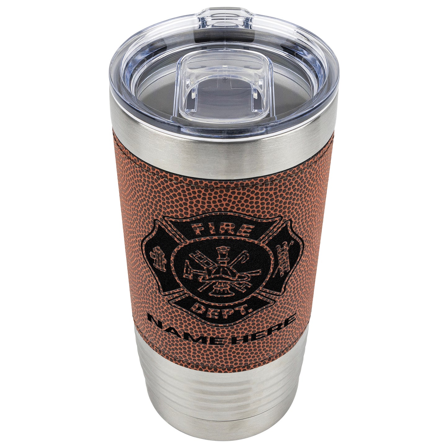 Firefighter Football Fan Tumbler