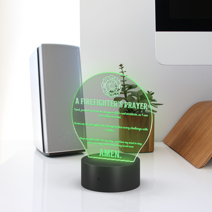 Firefighter_Prayer_LED_Sign_Circle_Lifestyle_Workdesk_Mockup.png