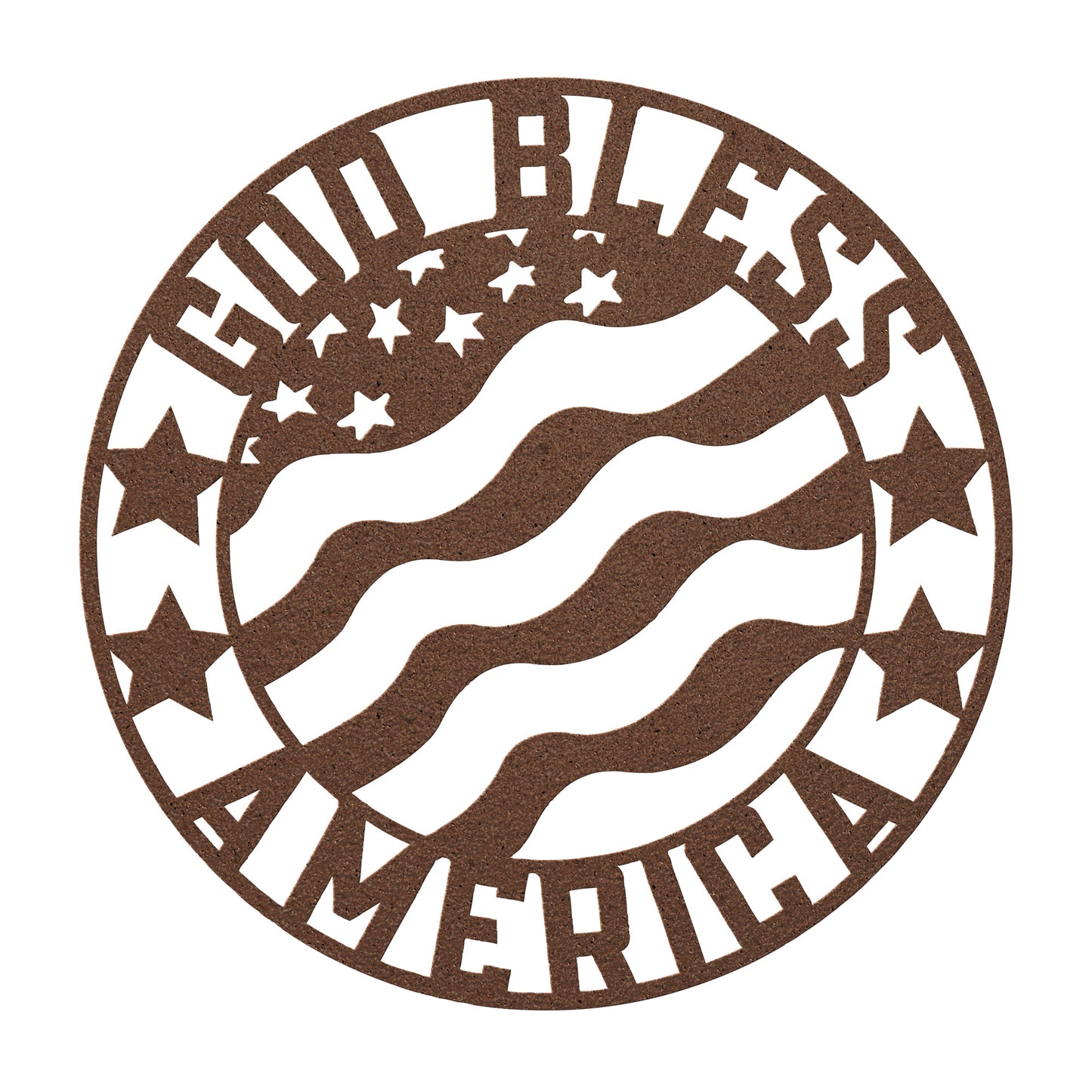 God Bless America Metal Sign