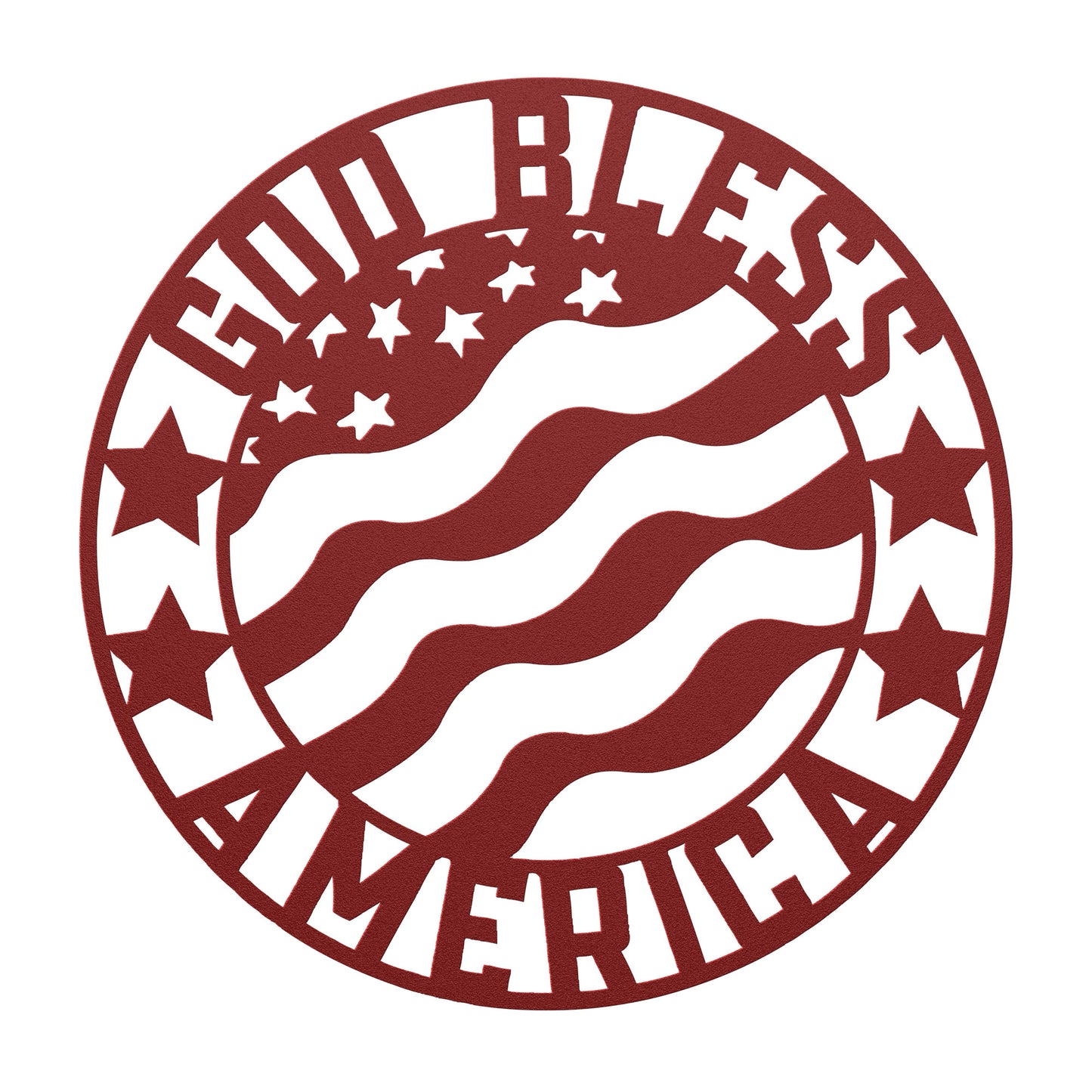 God Bless America Metal Sign