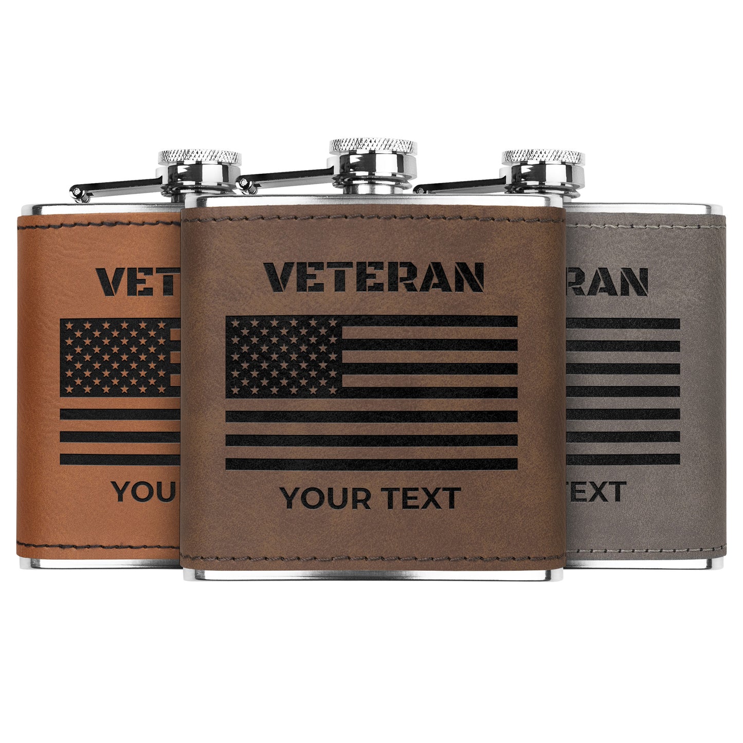 Personalized Veteran Flask