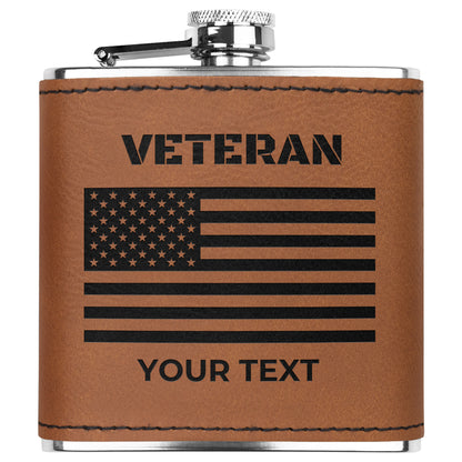 Personalized Veteran Flask