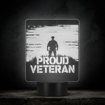 Proud Veteran LED Sign