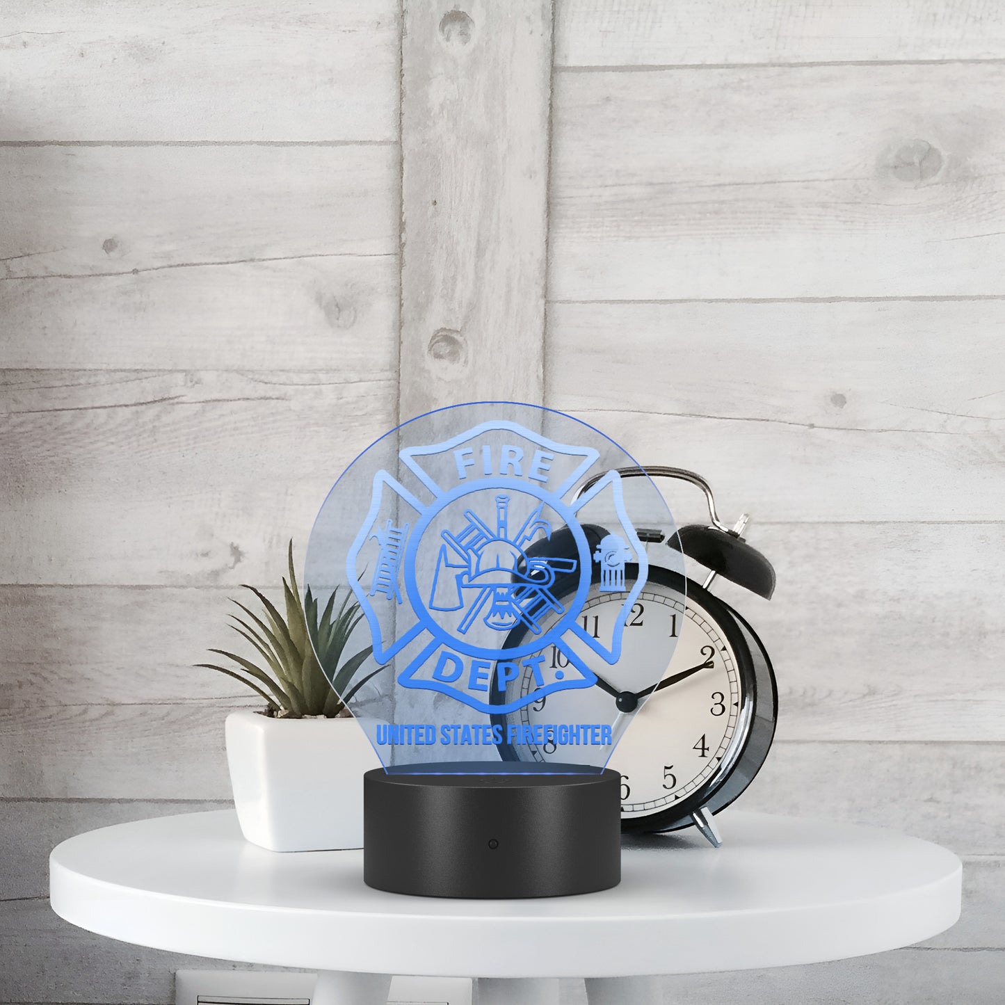 Support The Firefighters LED Lamp