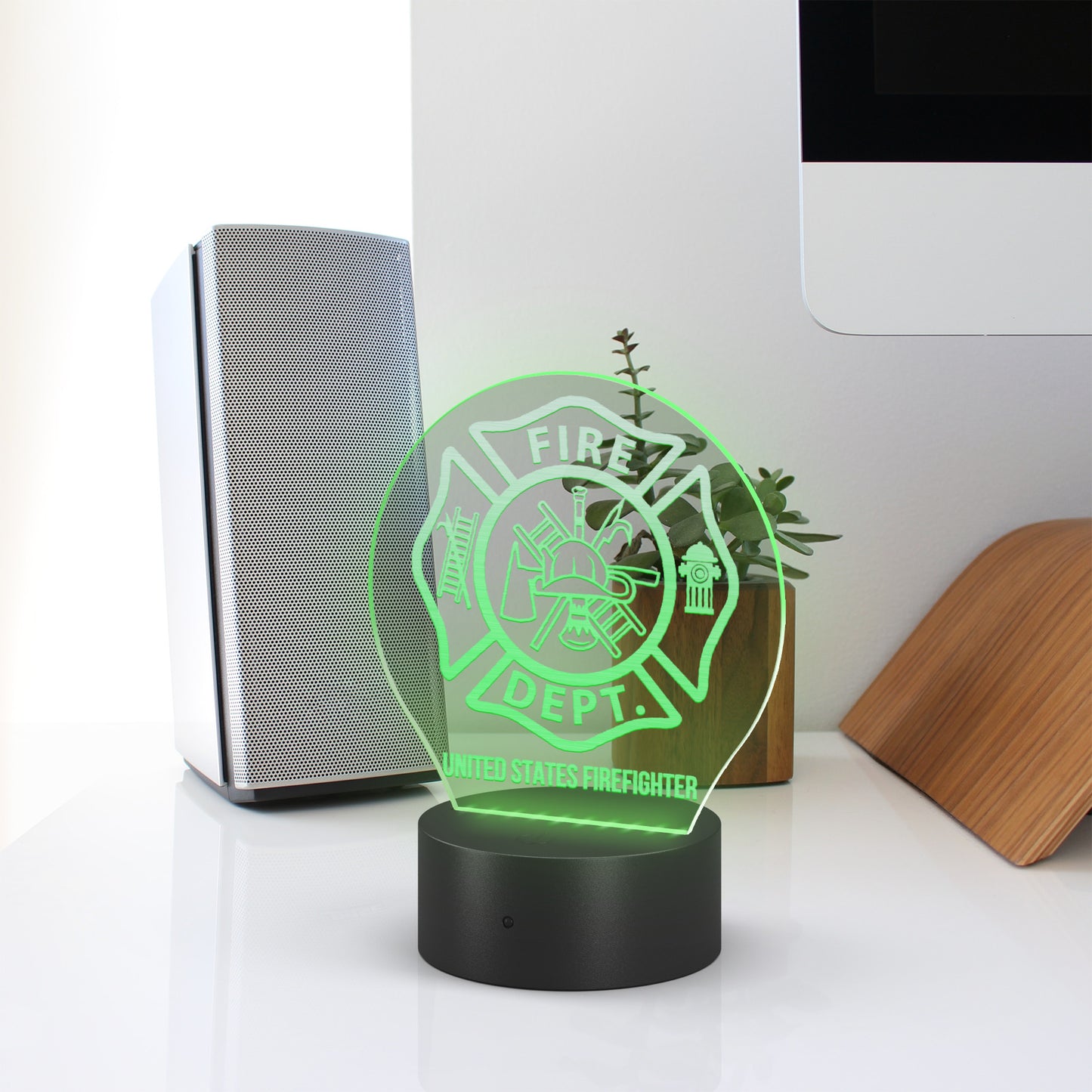 Support The Firefighters LED Lamp