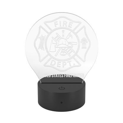 Support The Firefighters LED Lamp