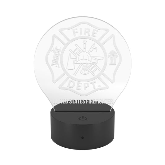 Support The Firefighters LED Lamp