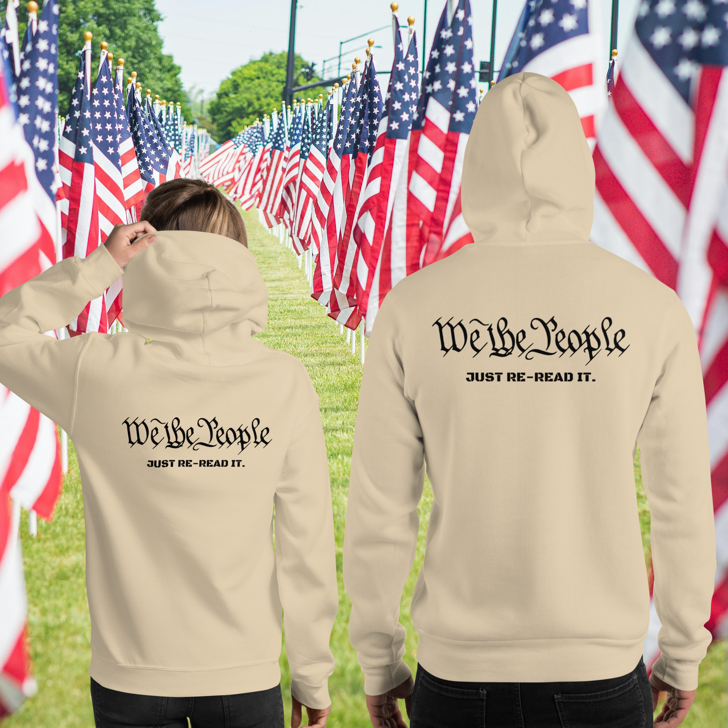 Just Re-Read it (U.S. Constitution) Hoodie