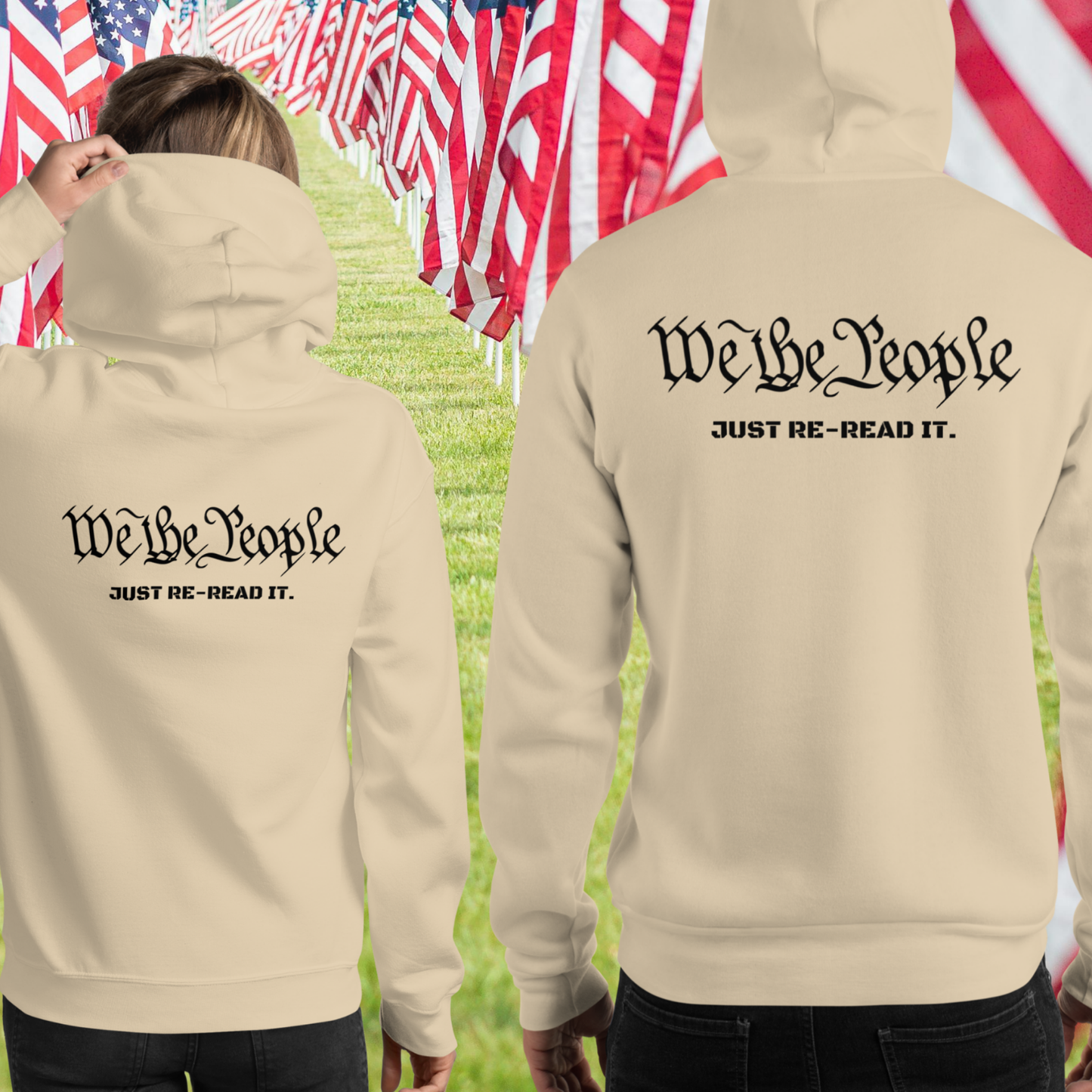 Just Re-Read it (U.S. Constitution) Hoodie