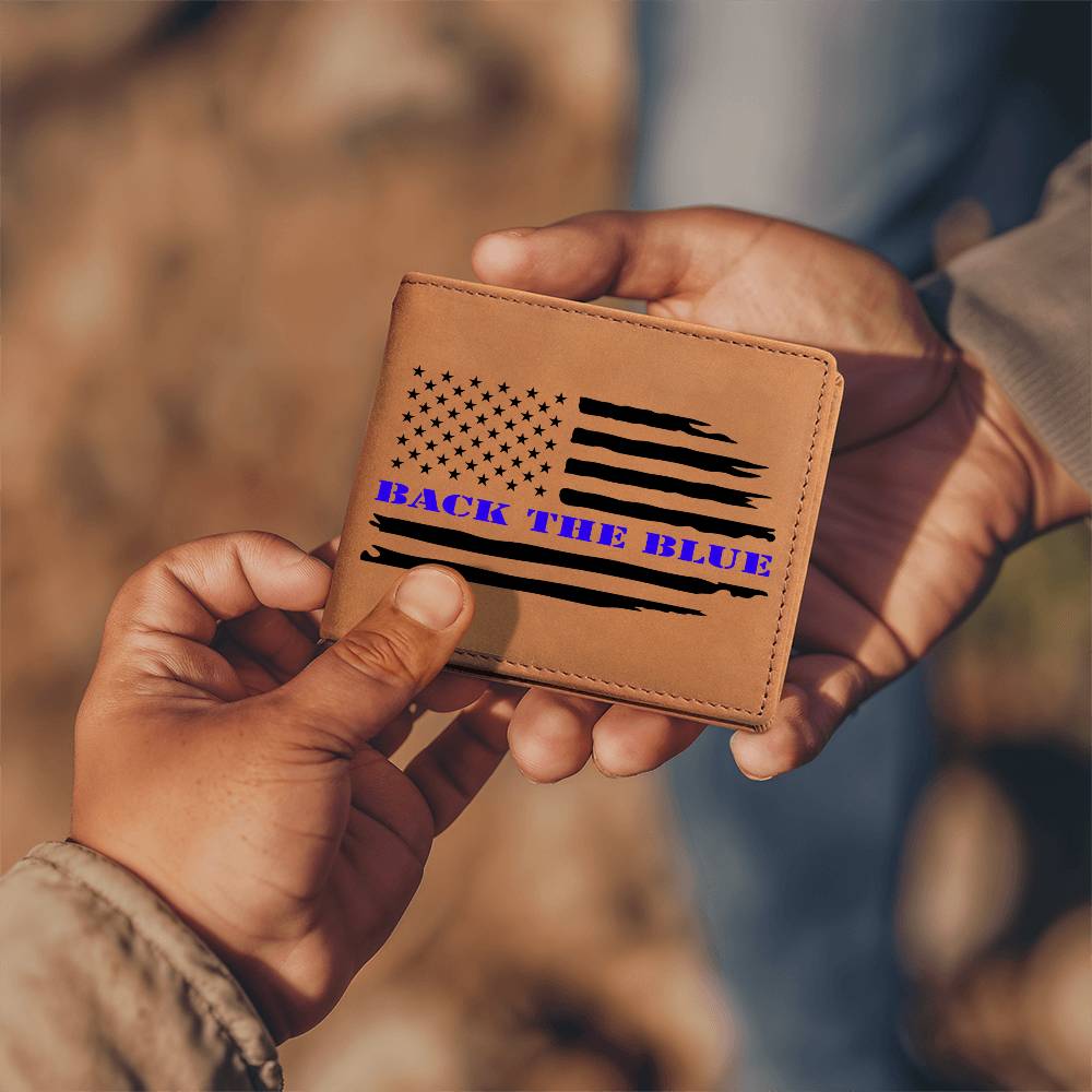Police Supporter Leather Wallet