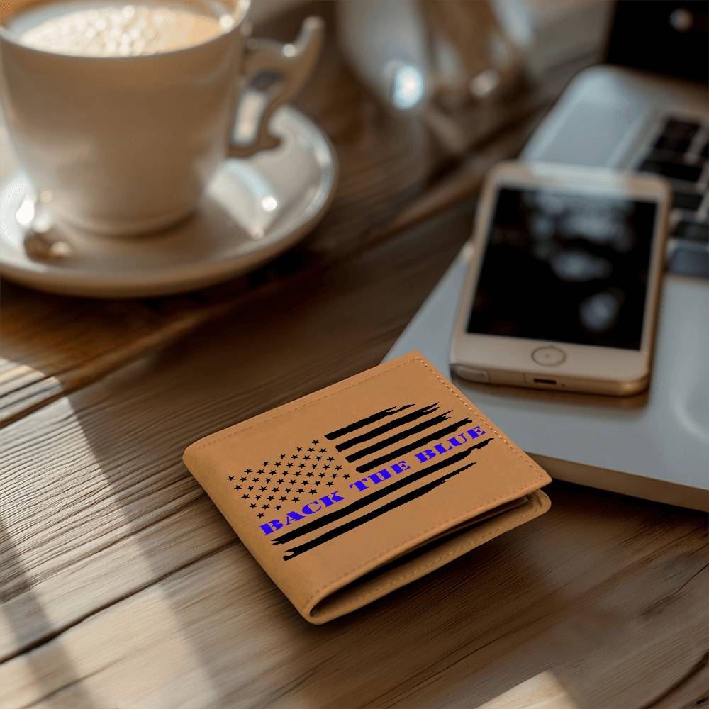 Police Supporter Leather Wallet