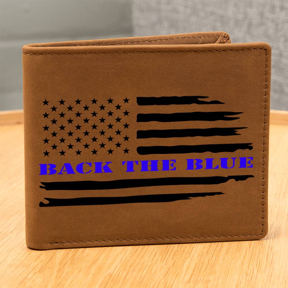 Police Supporter Leather Wallet