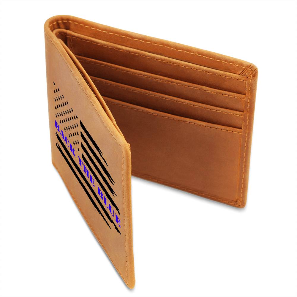 Police Supporter Leather Wallet