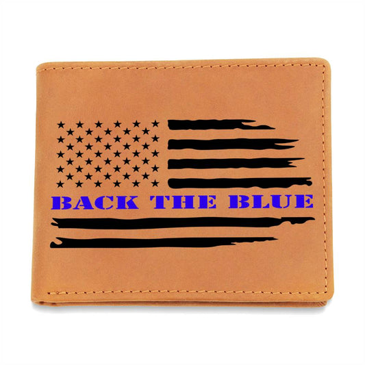 Police Supporter Leather Wallet