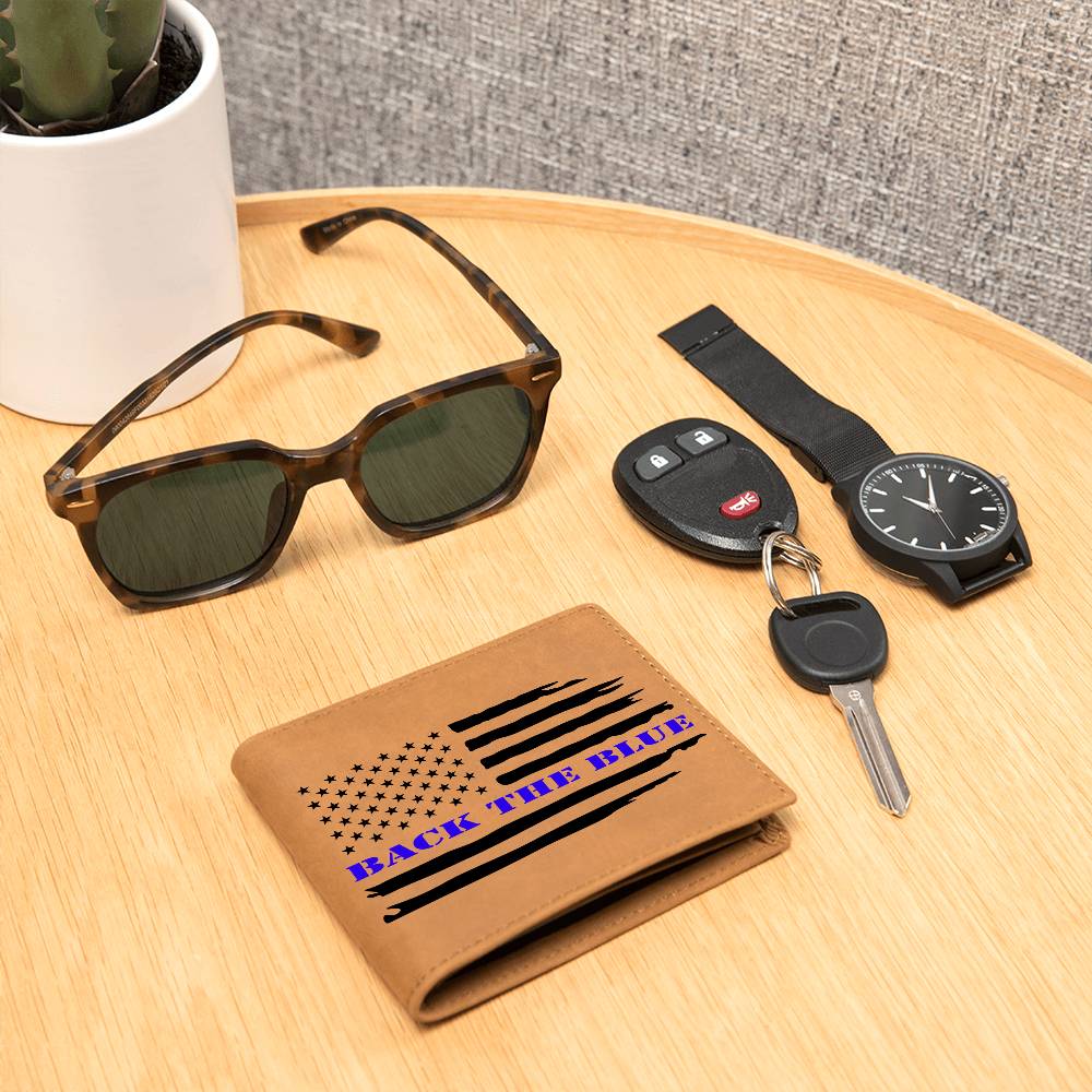 Police Supporter Leather Wallet