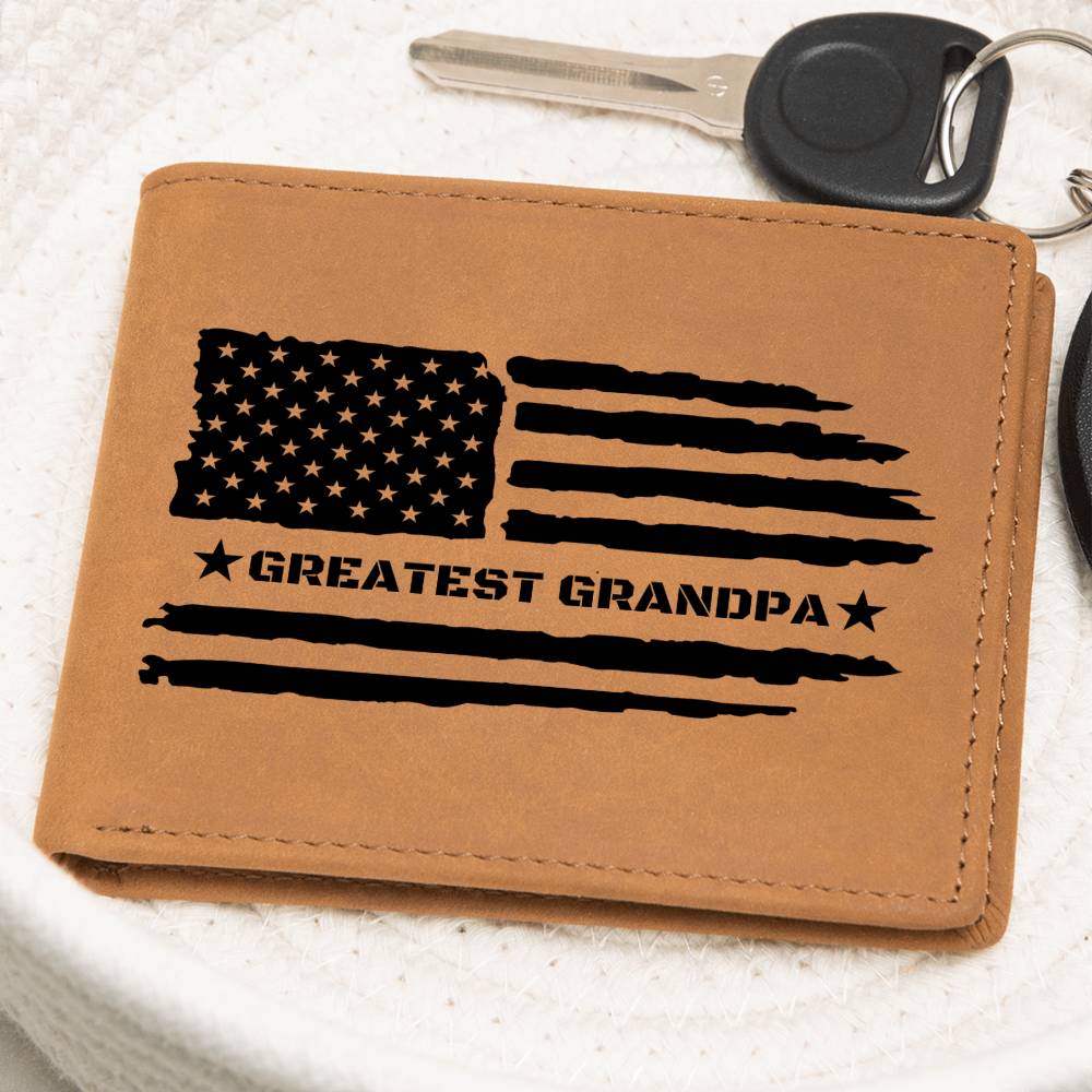 Custom American Flag Wallet