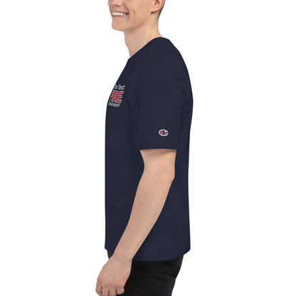 Custom Embroidered Fire Dept T-Shirt