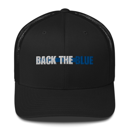 We Back The Blue Trucker Cap