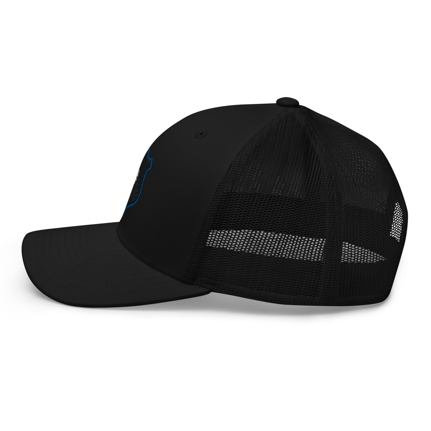 Custom Police Badge Number Trucker Cap