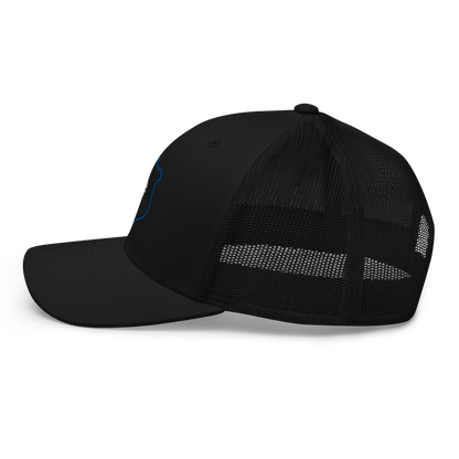 Custom Police Badge Number Trucker Cap