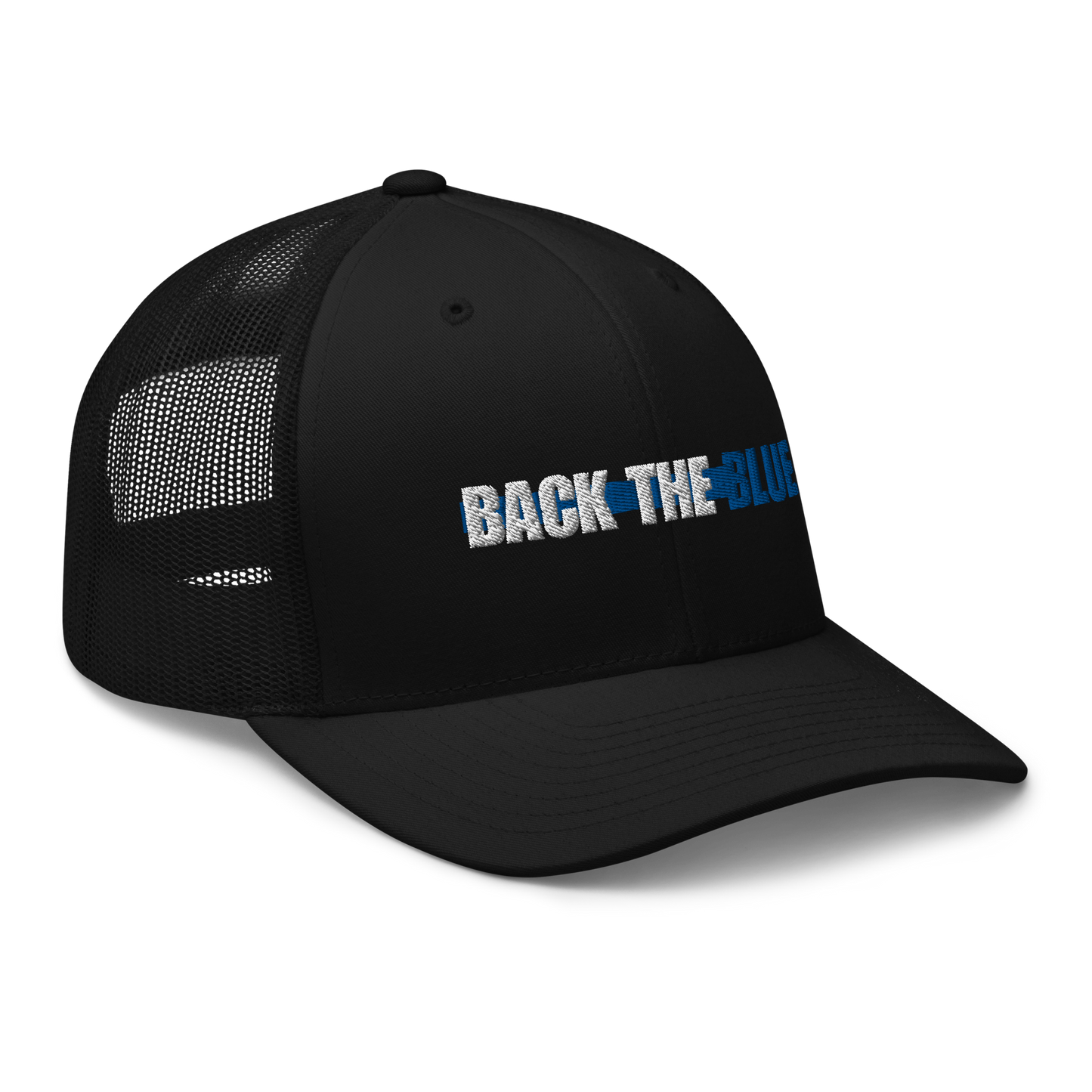 We Back The Blue Trucker Cap