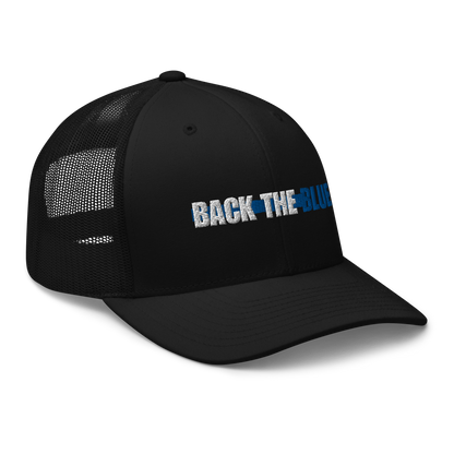 We Back The Blue Trucker Cap