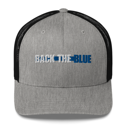 We Back The Blue Trucker Cap