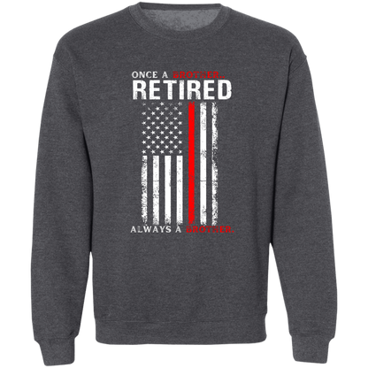 Retired Fire Rescue Once A Brother, Always A Brother Sweatshirt