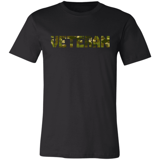 Veteran Camo Letters T-Shirt