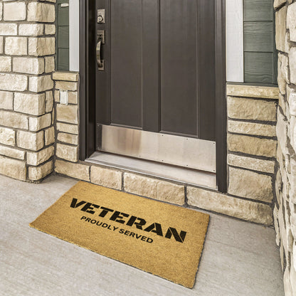 Veteran Proudly Served My Country Doormat